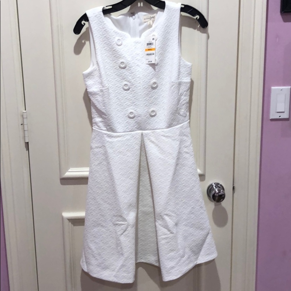 Maison Jules White Dress Small NWT